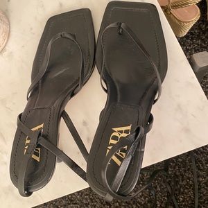 Zara lace up heel